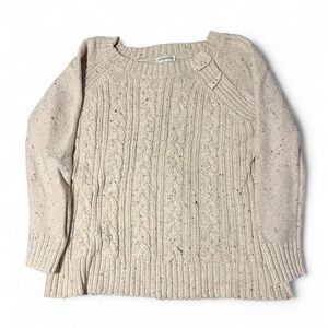 St. John's Bay Beige Cable Knit Sweater